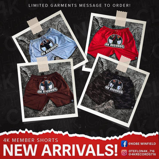 “4K Member” Sweat Shorts